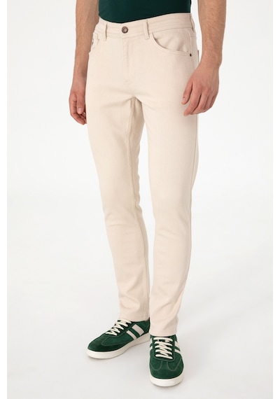 U.S. Polo Assn. Erkek Bej Slim Fit Jean Pantolon 50307999-DN0032