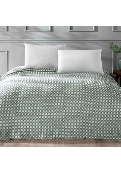 Linens Mimosa Çift Kişilik Pike Yeşil