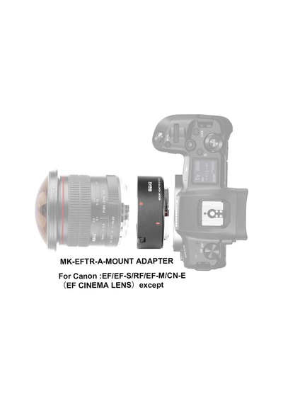 Canon Eos R İçin Canon Eos Ef / Efs Auto Focus Lens Adaptörü