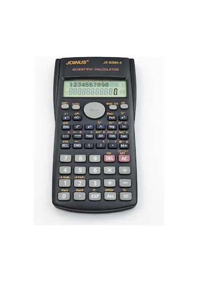 Joınus Js-82ms-5 Bilimsel Hesap Makinesi 240 Fonksiyon, 10+2 Haneli Ekran, Otomatik Kapanma Siyah