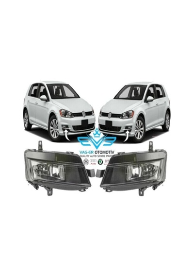 Vager Vw Golf 7 2012-2017 Sis Farı Aydınlatması Sol Sağ Takım