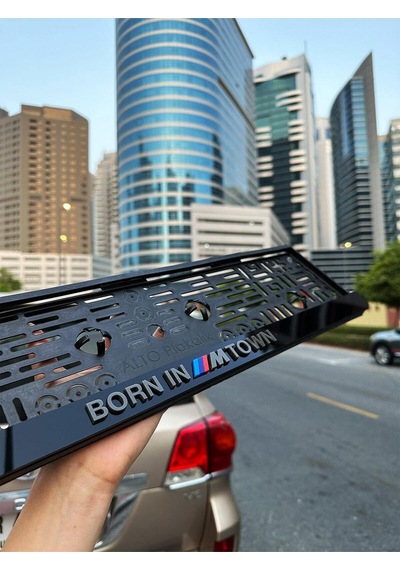 Born In Mpower Town Bmw Plakalık Kabartmalı