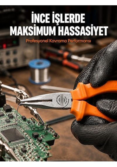 Ergonomik Saplı Profesyonel Kargaburun Dayanıklı Dövme Çelik Gövde - Lisinya