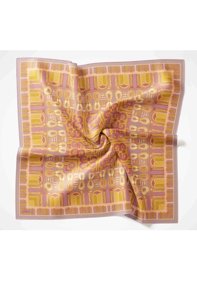 Silk Home Dört Mevsim Antik Motif Viskon Velora Eşarp 6420 Pastel Lila