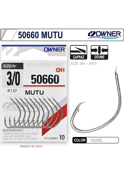 Owner 50660 Mutu White İğne 2
