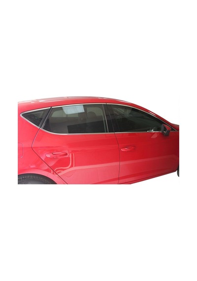 Seat Leon 3 5F Cam Çerçevesi 14 Prç Krom 2013 ve Sonrası