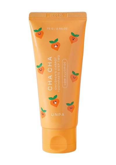 Unpa Çocuklar İçin Doğal ve Vegan Kore Diş Macunu UNPA Cha Cha Children Toothpaste