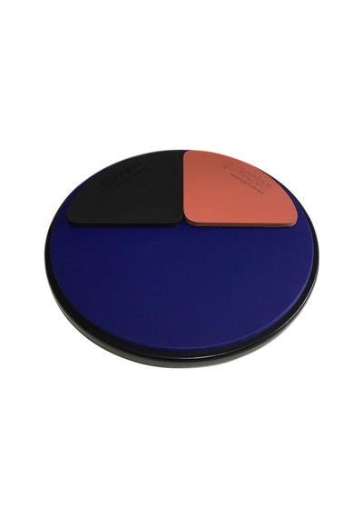 Practice Pad 12 Inç Üç Yüzeyli Drum Pad Prms-12 Mavi