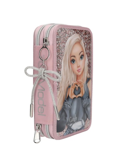 Top Model 2 Katlı İçi Dolu Kalem Çantası My Bff 13293 Çok Renkli