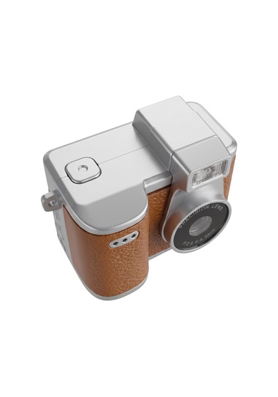 Everest Adk1980, Kahverengi, 720p Hd, 200mah Batarya, 1&quot Ekran, Anahtarlık Askılı, Flashlı, Mini Retro Dijital Kamera