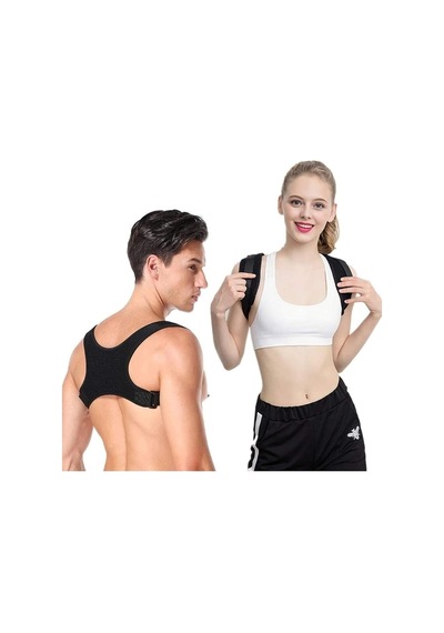 Dik Duruş Korsesi, Bel Kemerli Omuz Ve Sırt Destek Bandı, Ayarlanabilir Unisex Postür Korsesi, Standart Beden