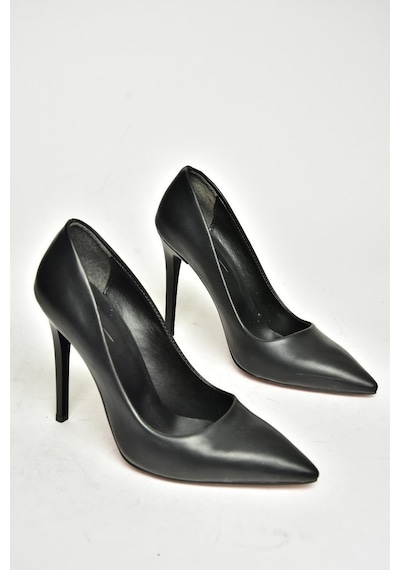 Fox Shoes T676192009 Siyah İnce Topuklu Kadın Stiletto Siyah