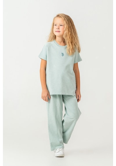 U.s. Polo Assn. Kız Çocuk Yeşil Pijama Takım 5274-49913 Yeşil