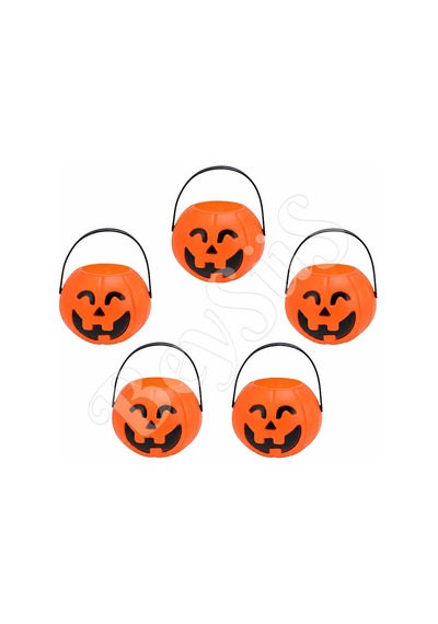 Beysüs Cadılar Bayramı Halloween Balkabağı Mini Şeker Kovası 6 Lı Tüm Yaşlar