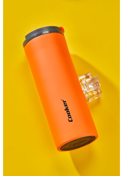 Cooker Colorstay Flip 400 Ml Paslanmaz Çelik Bardak Termos Ckr2041 Turuncu