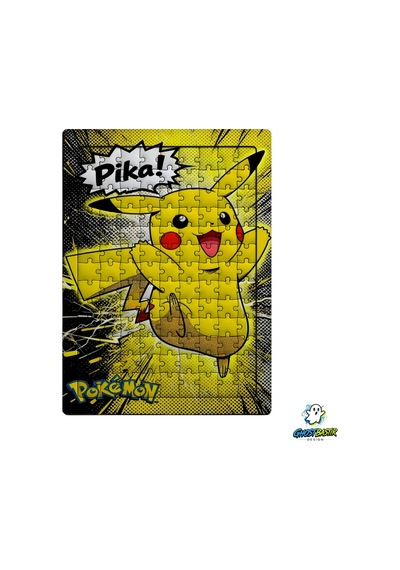Ghostbastır Design Pikachu 99 Parça Ayaklı Puzzle Dekoratif Çocuk Yapbozu 0175