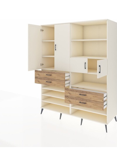 Kronos Gardrop 11 Raflı 4 Çekmeceli 4 Kapaklı 176x59x221 Aytaşı-aytaşı/çam Aytaşı/çam Kronos Gardrop 11 Raflı 4 Çekmeceli 4 Kapaklı 176x59x221 Aytaşı-aytaşı/çam Aytaşı/çam