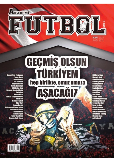 Akademi Futbol 4.sayı Mart 2023