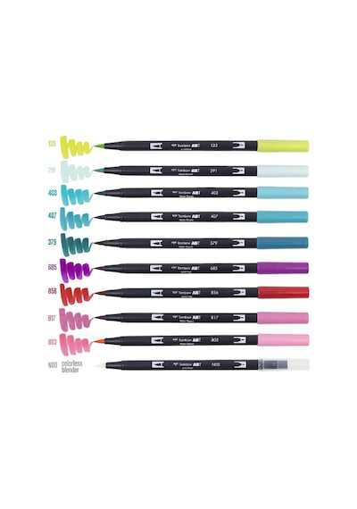 Tombow Grafik Firça Uçlu Kalem Cool Gray 12 N35