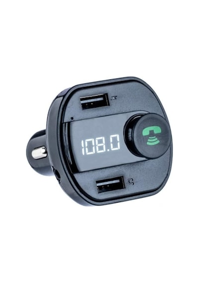 Araç Bluetooth Kit Fm Transmitter Cihazı Araba Çakmaklık Şarj