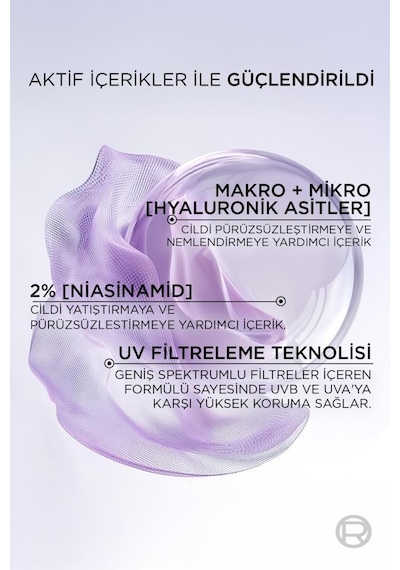 Revitalift Hyaluronik Asit İçeren Dolgunlaştırıcı Etkili Spf30 Korumalı Nemlendirici Yüz Kremi 40ml 3600524244583-11121