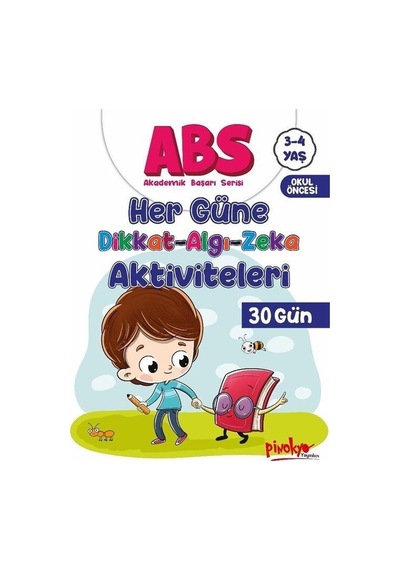 Abs 3-4 Yaş Her Güne Dikkat-algı-zeka Aktiviteleri 30 Gün / Buçe Dayı