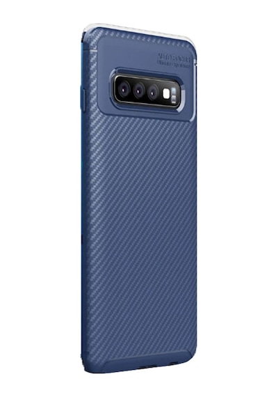 Samsung Galaxy Uyumlu S10 Kılıf Negro Karbon Dizayn Silikon