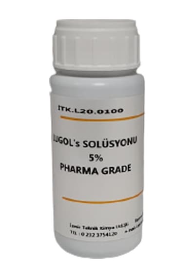 Lugol Çözeltisi %5 Lik - 100 Mi Lugols Iodine Solution