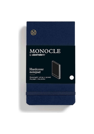 Leuchtturm1917 Monocle Serisi, Reporter, Cep Boy A6 , Sert Kapak, 184 Numaralandırılmış Sayfa, Noktalı, Lacivert