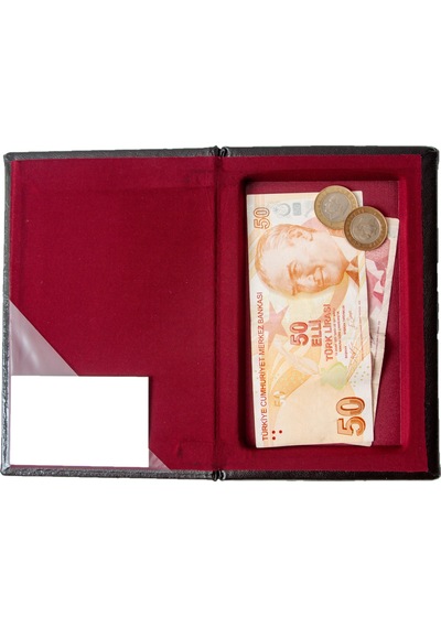 Suni Deri Adisyon Hesap Kabı Kutulu 12.5X19 CM
