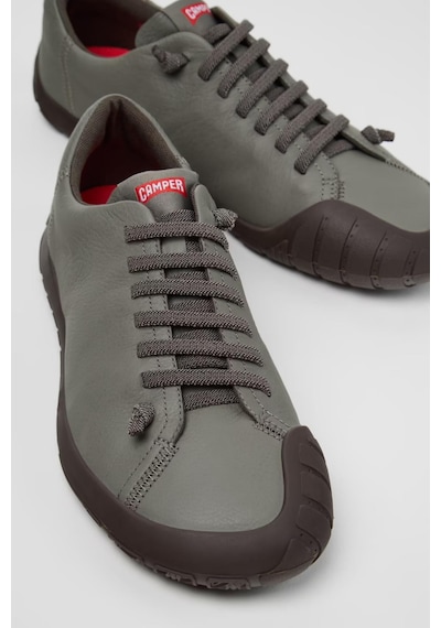 Camper Peu Path Erkek Gri Deri Ayakkabı-13914