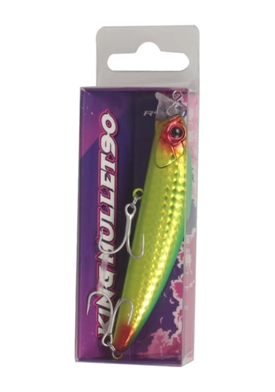 Ryuji King Mullet Floating 9cm 15gr Maket Yem - Florida Silver Uv
