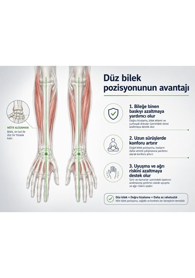 Heugers Ergonomik Alüminyum Dağ Bisikleti Barend Boynuz Gidon Ucu 116 Mm Siyah