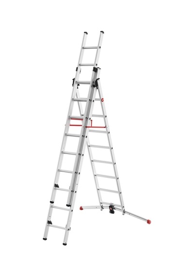 Hailo S100 Profilot 2x9 +1x8 Basamaklı Alüminyum Merdiven