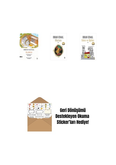 Üç Oyun + Murtaza Midi Boy + Eskici Ve Oğulları Midi Boy + Okuma Sticker'ları