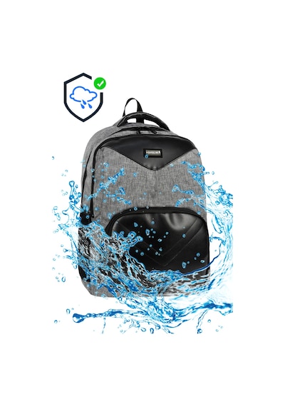 Galb Leather Gunluk Ve Okul Kullanimi Laptop Bolmeli Sirt Cantasi gri