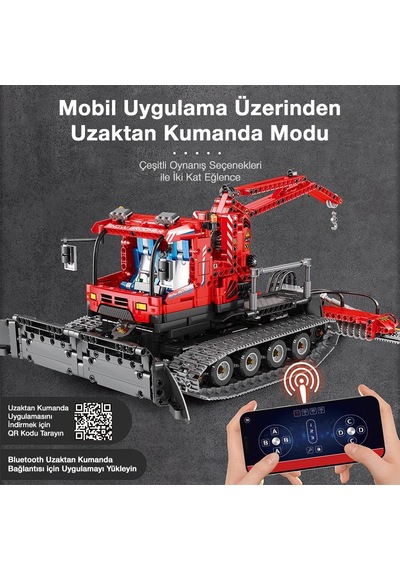 Reobrix Technic 22019 Kar Küreme Aracı Snow Groomer Kumanda&motorlu Yaratıcı Yapı Blok Seti Building Blocks - 1047 Parça Reobrix Technic 22019 Kar Küreme Aracı Snow Groomer Kumanda&motorlu Yaratıcı Yapı Blok Seti Building Blocks - 1047 Parça