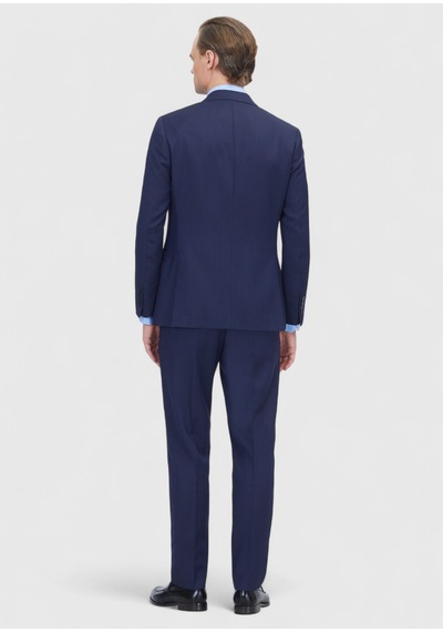 Ramsey Lacivert Zeroweight Slim Fit Yün Karışımlı Takım Elbise