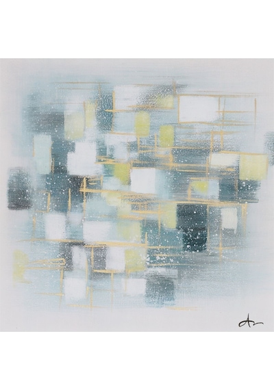 Modern Büyük Boy El Yapımı Yağlı Boya Tablo 115x116cm