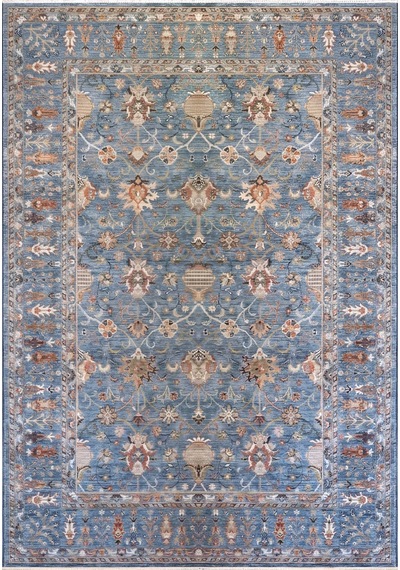 Bahariye Etnik Et07 Mavi Halı