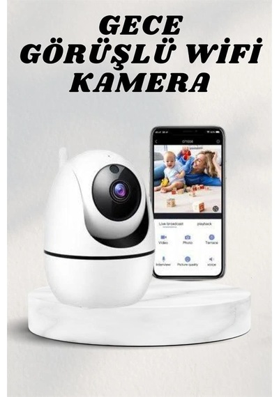 Mey İthalat Wifi Kamerası Kablosuz Wifi Güvenlik Kamerası 11394967