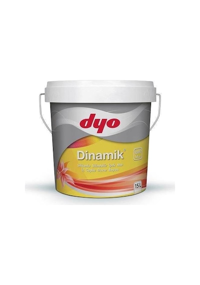 Dyo Dinamik Silikonlu Ipek Mat Iç Cephe Boyası 7,5 Lt (505058640) Dyo Dinamik Silikonlu Ipek Mat Iç Cephe Boyası 7,5 Lt (505058640)