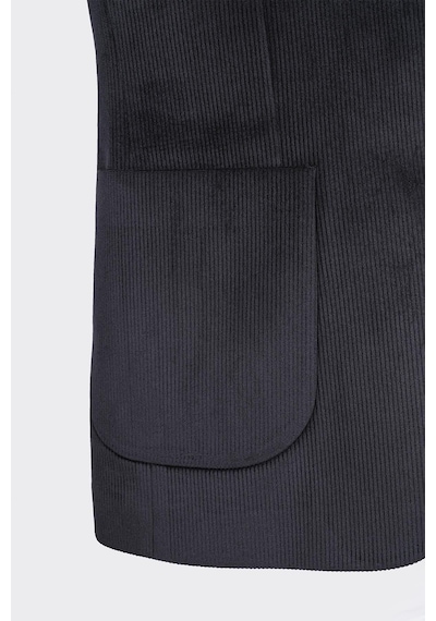 Lacivert Kadife Fitilli Casual Premium Ceket Laci