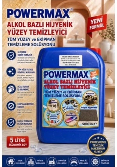 Alkol Bazlı Hijyenik Yüzey Temizleyici 5 Litre - 929722591 Diğer