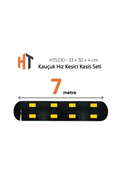 Kauçuk Hız Kesici Kasis Seti 7 Metre - Eko