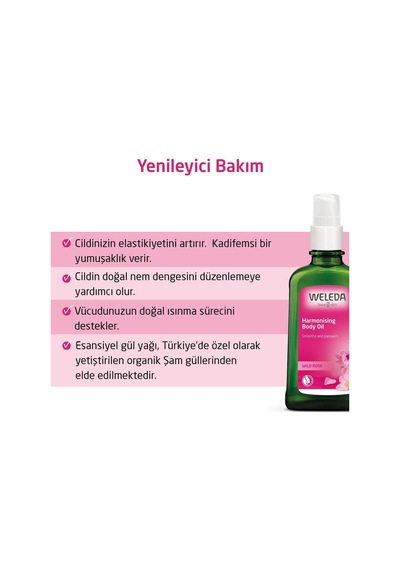 Weleda Organik Yabani Gül Özlü Yenileyici Vücut Bakım Yağı 100 ML