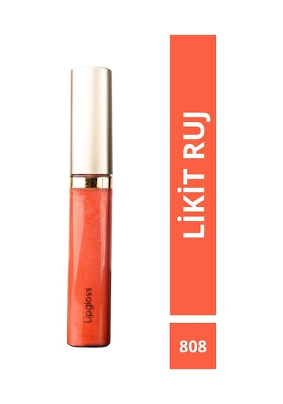 Kajal Likit Dudak Parlatıcısı Ruj & Liquid Lipstick 808 Mercan
