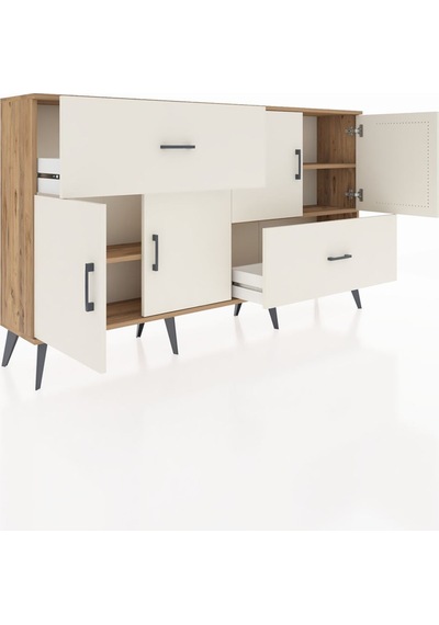 Arges Konsol 3 Raflı 2 Çekmeceli 4 Kapaklı 176x30x99 Çam-aytaşı Çam-aytaşı Arges Konsol 3 Raflı 2 Çekmeceli 4 Kapaklı 176x30x99 Çam-aytaşı Çam-aytaşı