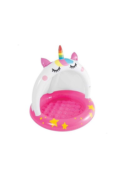 Intex Unicorn Gölgelikli Havuz 102 Cm. 58438 Çok Renkli