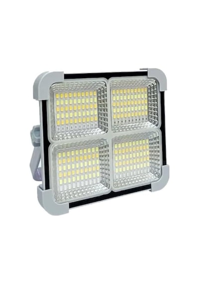 Seyyar Solar Led Projektör Gri Renk 200w Güneş Enerjili Portatif Led Işık Taşınabilir Sokak Aydınlatması Ip66 Sku: Smgstke10561a8ba